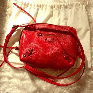 Balenciage small classic reporter crossbody bag